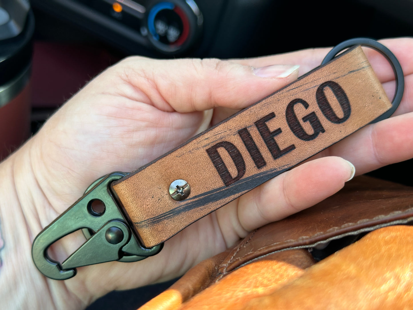Ford Bronco Custom Leather Keychains